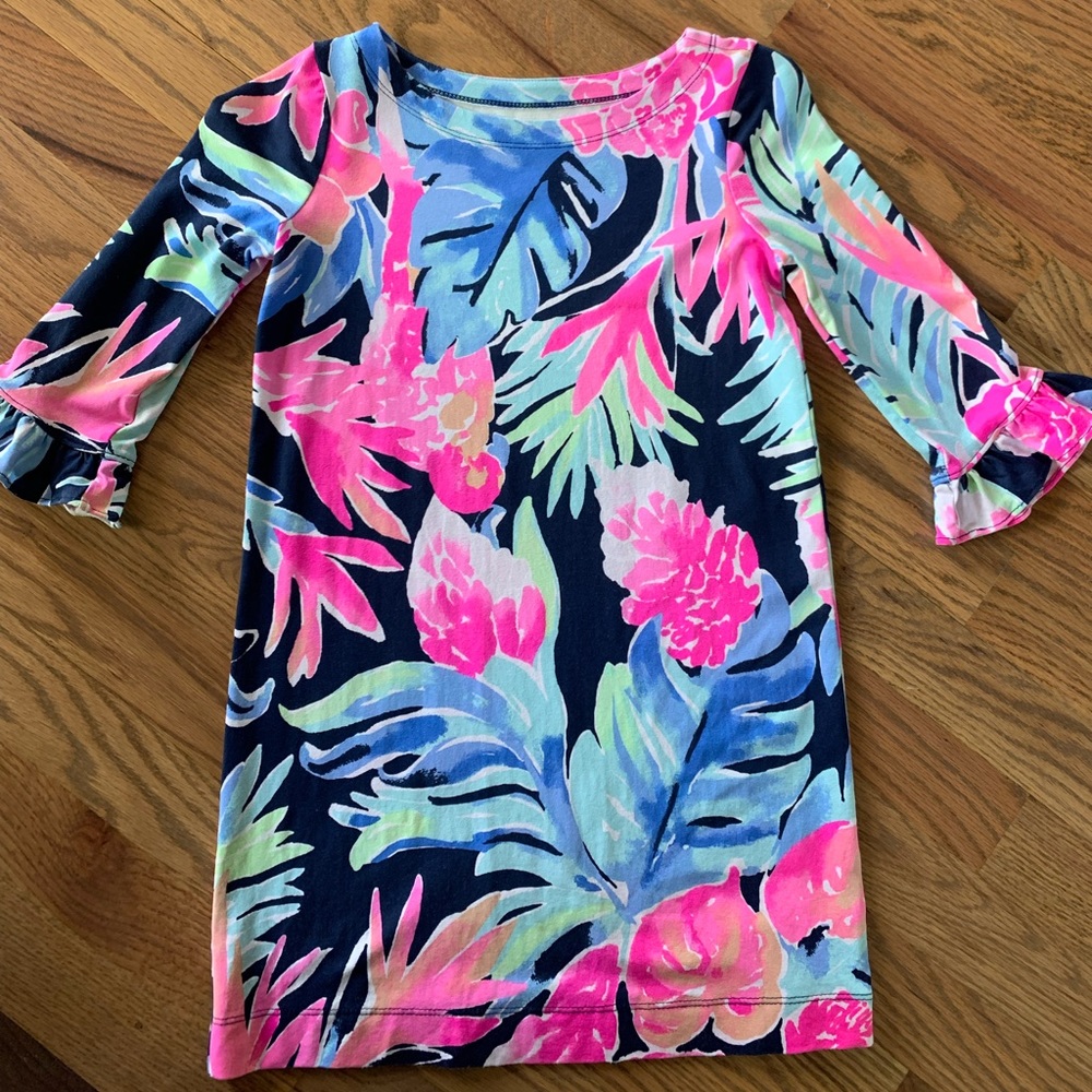 Girls Lilly Pulitzer stretch jersey shift